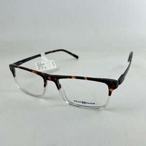 Phat Farm HV718 Men Eyeglasses Frame Black & Clear Plastic Full Rim 59-18-155 mm